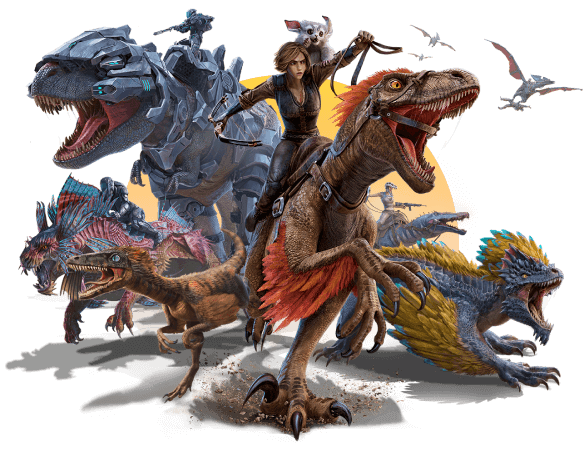 ARK: Survival Evolved dinosaurs