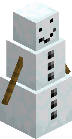 Minecraft Snowman