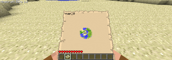 Minecraft 1.6 Ingame Map (Item ID 358)